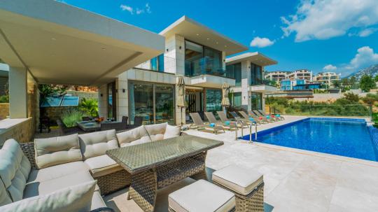 Villa Esra is 3 bedroom luxuruy with seaview villa in Kalkan
